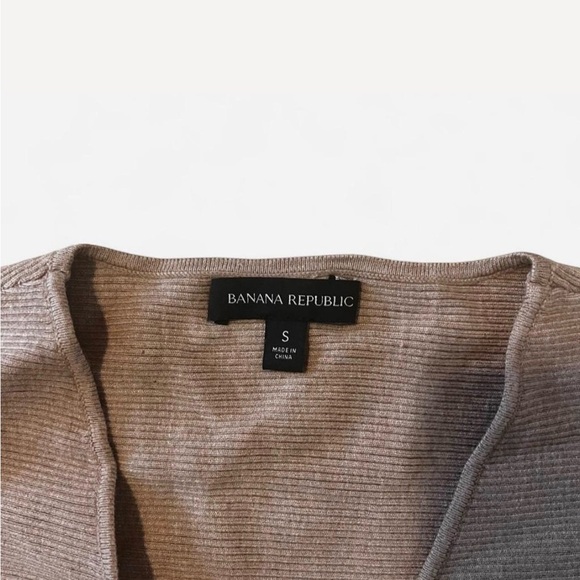 Banana Republic Taupe Long Sleeve Dress - Picture 2 of 2